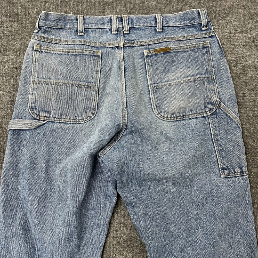 C.E. Schmidt Carpenter Jeans Mens Size 36x30 Blue Denim Relaxed Fit Workwear